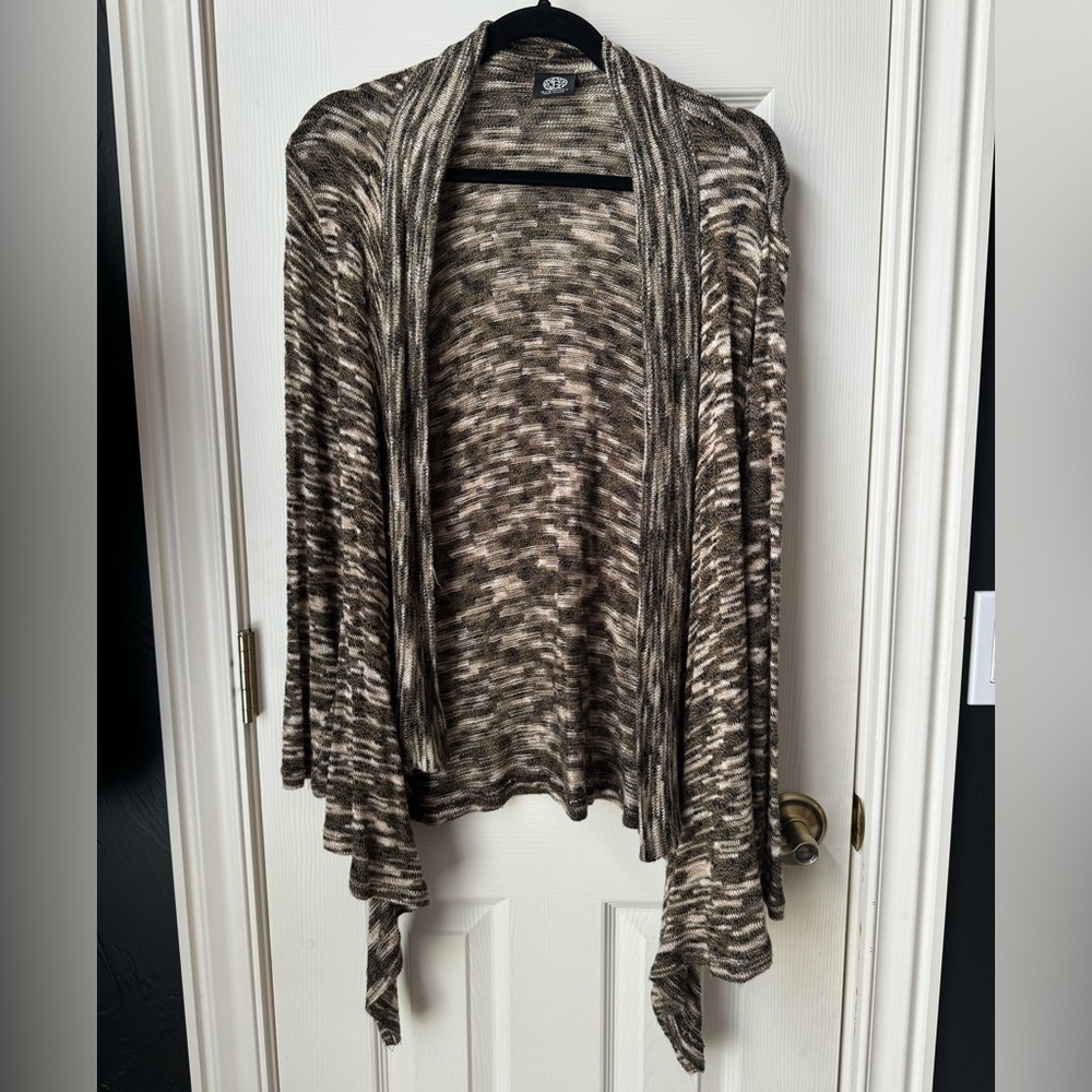 Bobeau Neutral Color Sweater Cardigan